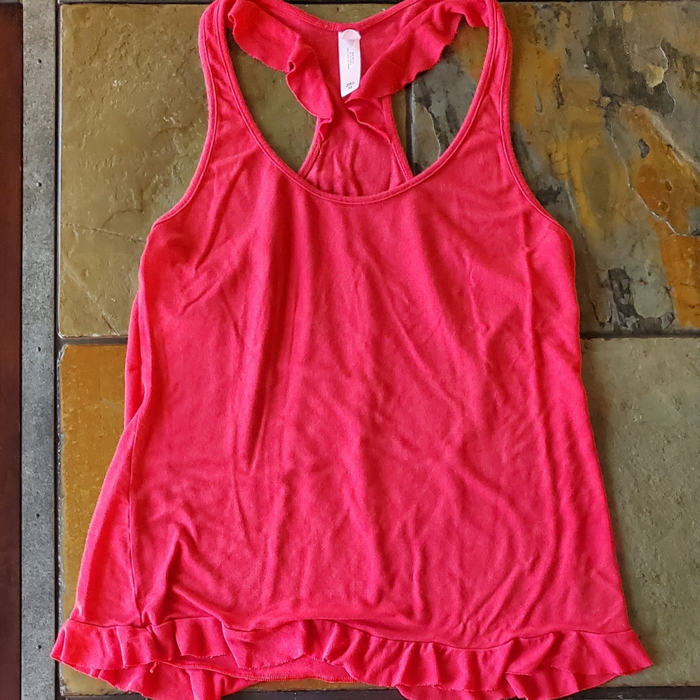 Women's Pink Sleeveless Top